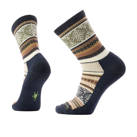 Smartwool Everyday Cozy Fair Isle Sweater Crew (Men) - Charocal Accessories - Socks - Lifestyle - The Heel Shoe Fitters