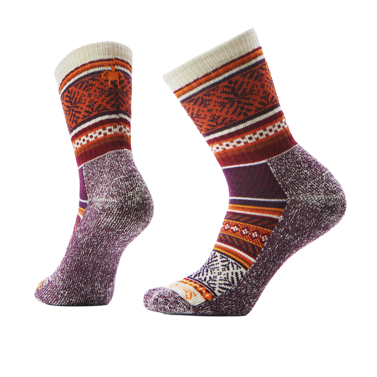 Smartwool Everyday Cozy Fair Isle Sweater Crew Sock (Unisex) - SW Moonbeam Accessories - Socks - Lifestyle - The Heel Shoe Fitters