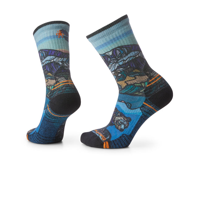 Smartwool Hike Light Cushion Icy Range Print Crew Sock (Women) - Multicolor Accessories - Socks - Performance - The Heel Shoe Fitters