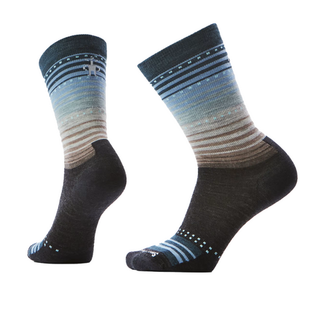 Smartwool Everyday Stitch Stripe Crew Sock (Unisex) - Charcoal/Ash Accessories - Socks - Lifestyle - The Heel Shoe Fitters