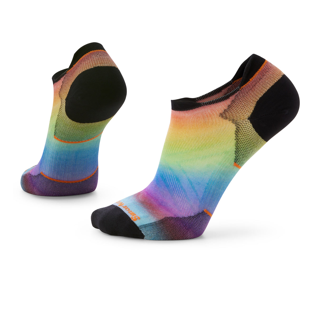 Smartwool Run Zero Cushion Pride Rainbow Print Low Ankle Sock (Men) - Multicolor Accessories - Socks - Performance - The Heel Shoe Fitters