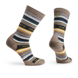 Smartwool Everyday Margarita Crew Sock (Unisex) - Fossil Accessories - Socks - Lifestyle - The Heel Shoe Fitters