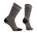 Smartwool Everyday Cozy Waffle Press Crew Sock (Unisex) - Black/Multi Donegal Accessories - Socks - Lifestyle - The Heel Shoe Fitters