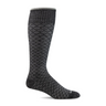 Sockwell Featherweight Fancy Over the Calf Compression Sock (Women) - Charcoal Accessories - Socks - Compression - The Heel Shoe Fitters