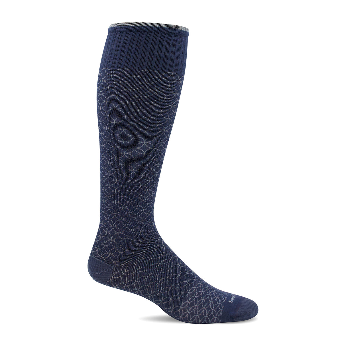 Sockwell Featherweight Fancy Over the Calf Compression Sock (Women) - Denim Accessories - Socks - Compression - The Heel Shoe Fitters