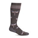 Sockwell Dragonfly Over the Calf Compression Sock (Women) - Mushroom