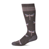 Sockwell Dragonfly Over the Calf Compression Sock (Women) - Mushroom