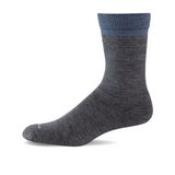 Sockwell Free 'N Easy Crew Sock (Men) - Charcoal