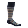 Sockwell Sunset Stripe Over the Calf Compression Sock (Men) - Navy Accessories - Socks - Lifestyle - The Heel Shoe Fitters
