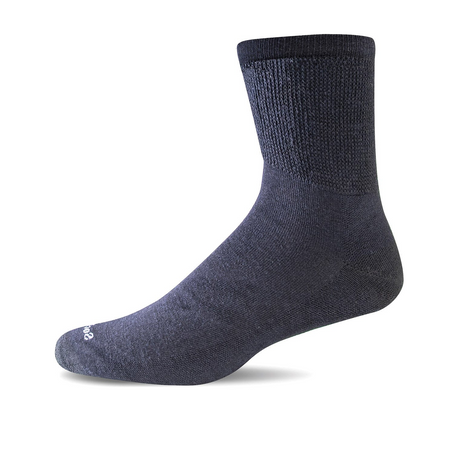 Sockwell Extra Easy Crew Sock (Women) - Black Accessories - Socks - Lifestyle - The Heel Shoe Fitters