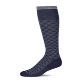Sockwell Dapper Over the Calf Compression Sock (Men) - Navy