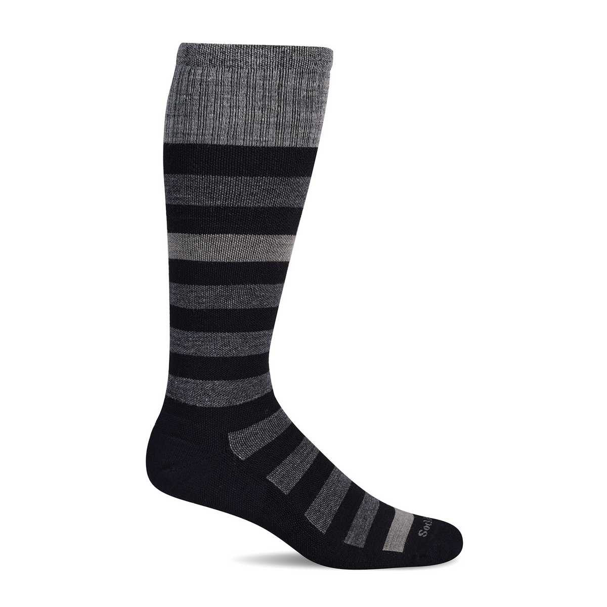 Sockwell Rugby Over the Calf Compression Sock (Men) - Black – The Heel ...