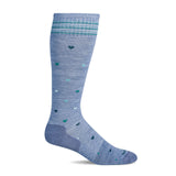 Sockwell Full Heart Over the Calf Compression Sock (Women) - Bluestone Accessories - Socks - Lifestyle - The Heel Shoe Fitters