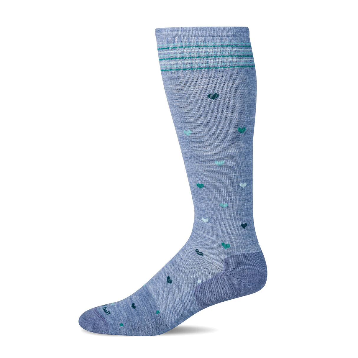 Sockwell Full Heart Over the Calf Compression Sock (Women) - Bluestone Accessories - Socks - Lifestyle - The Heel Shoe Fitters