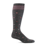 Sockwell Full Heart Over the Calf Compression Sock (Women) - Charcoal Accessories - Socks - Compression - The Heel Shoe Fitters