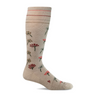 Sockwell Field Flower Over the Calf Compression Sock (Women) - Barley Accessories - Socks - Compression - The Heel Shoe Fitters