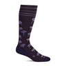 Sockwell Field Flower Over the Calf Compression Sock (Women) - Blackberry Accessories - Socks - Lifestyle - The Heel Shoe Fitters
