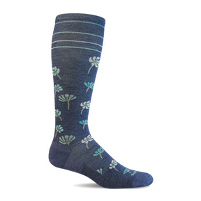 Sockwell Field Flower Over the Calf Compression Sock (Women) Accessories - Socks - Compression - The Heel Shoe Fitters
