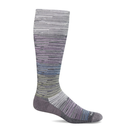 Sockwell Good Vibes Over the Calf Compression Sock (Women) - Charcoal Accessories - Socks - Compression - The Heel Shoe Fitters