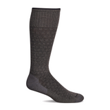 Sockwell Shadow Box Over the Calf Compression Sock (Men) - Mushroom