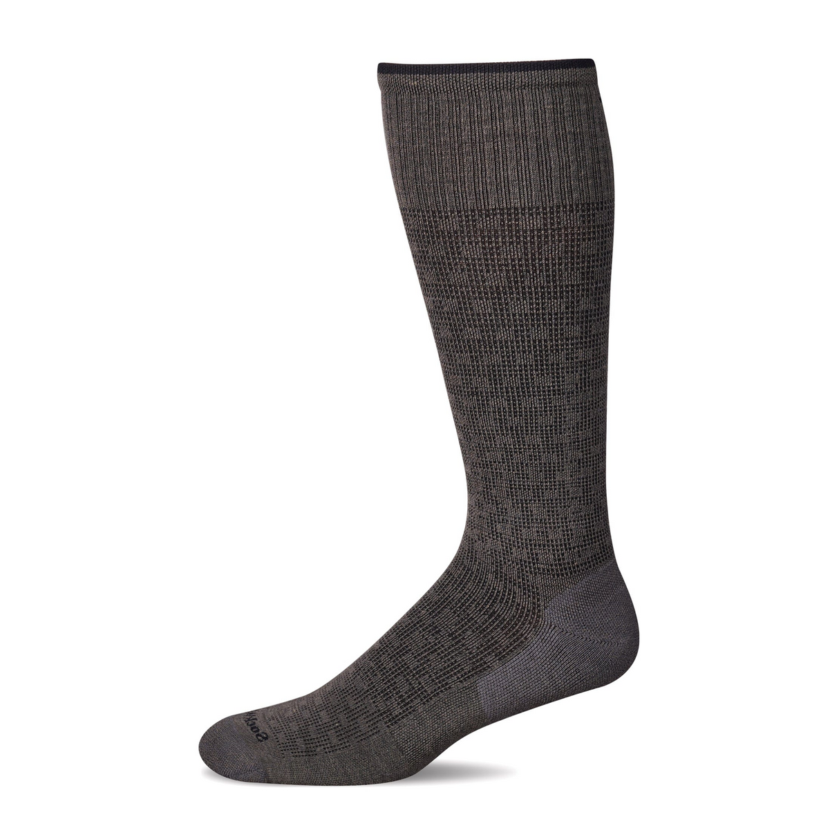Sockwell Shadow Box Over the Calf Compression Sock (Men) - Mushroom