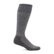 Sockwell Shadow Box Over the Calf Compression Sock (Men) - Charcoal Accessories - Socks - Compression - The Heel Shoe Fitters