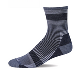 Sockwell Cadence Quarter Crew (Men) - Denim