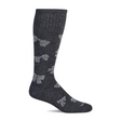 Sockwell Bows Over the Calf Compression Sock (Women) - Charcoal Accessories - Socks - Lifestyle - The Heel Shoe Fitters