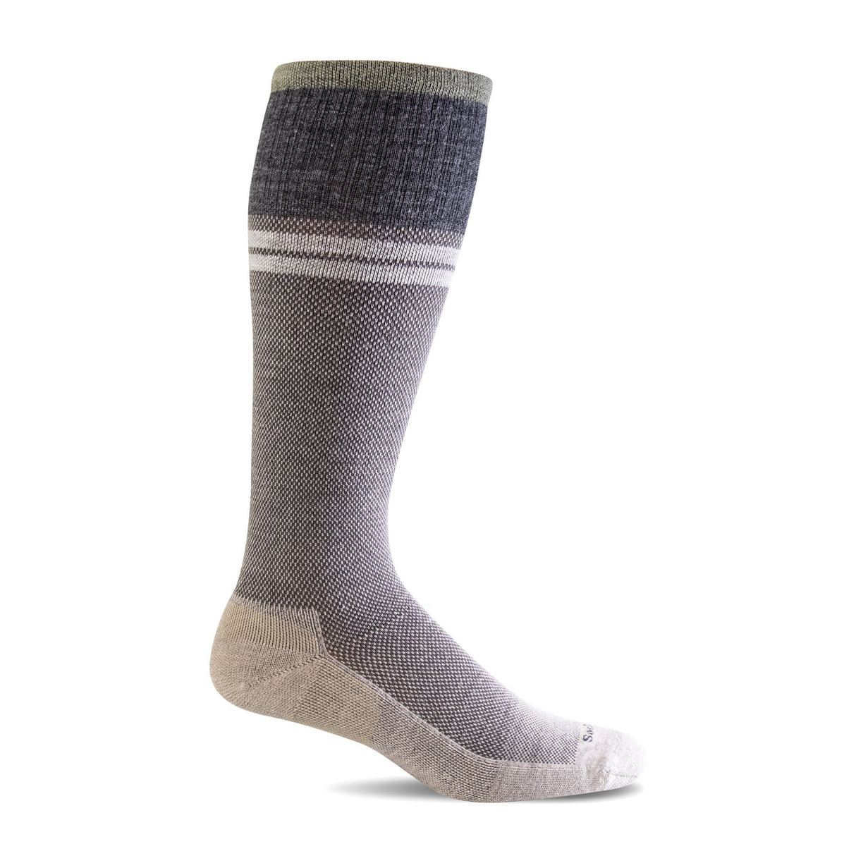 Sockwell Sportster Over the Calf Compression Sock (Men) - Putty Accessories - Socks - Lifestyle - The Heel Shoe Fitters