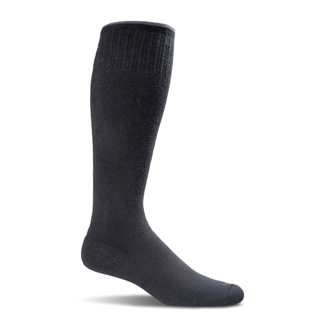 Sockwell Circulator Over the Calf Compression Sock (Men) - Black Solid Accessories - Socks - Compression - The Heel Shoe Fitters