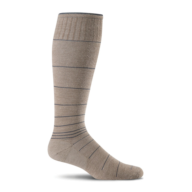 Sockwell Circulator Over The Calf Compression Sock (Men) - Khaki Accessories - Socks - Compression - The Heel Shoe Fitters