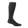 Sockwell Circulator Over the Calf Compression Sock (Women) - Charcoal Solid Accessories - Socks - Lifestyle - The Heel Shoe Fitters