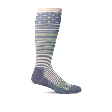 Sockwell Twister Over the Calf Compression Sock (Women) - Bluestone Accessories - Socks - Compression - The Heel Shoe Fitters
