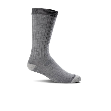 Sockwell Easy Does It Crew Sock (Men) - Grey Accessories - Socks - Performance - The Heel Shoe Fitters