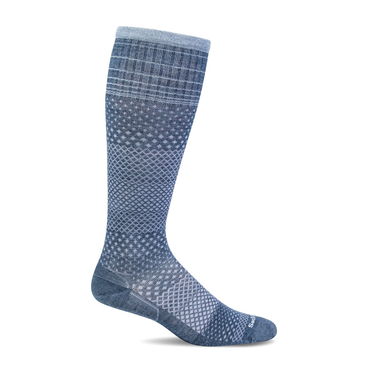 Sockwell Micro Grade Over the Calf Compression Sock (Women) - Denim