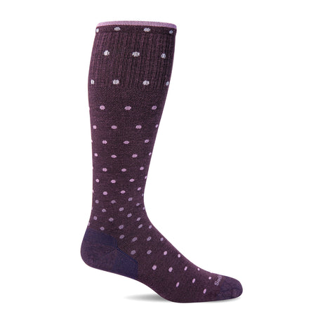 Sockwell On the Spot Over the Calf Compression Sock (Women) - Blackberry Accessories - Socks - Lifestyle - The Heel Shoe Fitters