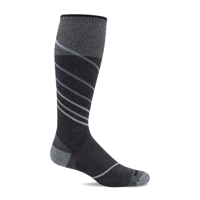 Sockwell Pulse Over the Calf Compression Sock (Men) - Charcoal Accessories - Socks - Compression - The Heel Shoe Fitters