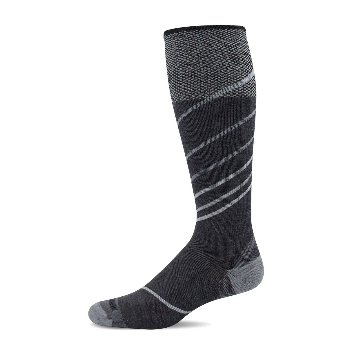 Sockwell Pulse Over the Calf Compression Sock (Men) - Charcoal Accessories - Socks - Compression - The Heel Shoe Fitters