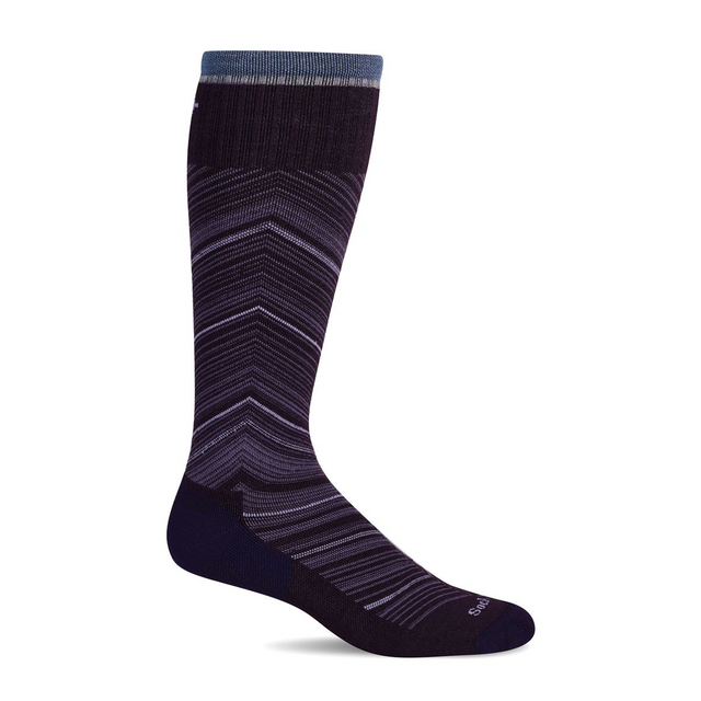 Sockwell Full Flattery Over the Calf Compression Sock (Women) - Blackberry Accessories - Socks - Compression - The Heel Shoe Fitters
