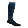 Sockwell Full Flattery Over the Calf Compression Sock (Women) - Navy Accessories - Socks - Compression - The Heel Shoe Fitters