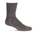 Sockwell Big Easy Relaxed Fit Crew Sock (Men) - Mushroom