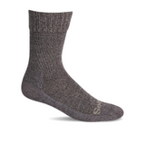 Sockwell Big Easy Relaxed Fit Crew Sock (Women) - Mushroom