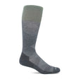 Sockwell Diamond Dandy Over the Calf Compression Sock (Men) - Charcoal Accessories - Socks - Compression - The Heel Shoe Fitters