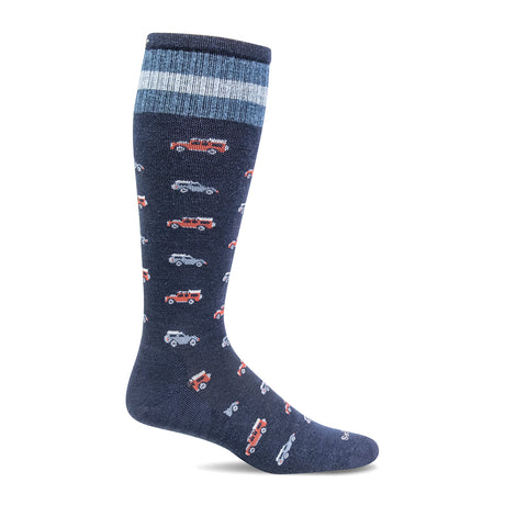 Sockwell Road Trip Over the Calf Compression Sock (Men) - Navy Accessories - Socks - Compression - The Heel Shoe Fitters