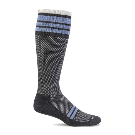 Sockwell Speedway Over the Calf Compression Sock (Men) - Black Accessories - Socks - Compression - The Heel Shoe Fitters