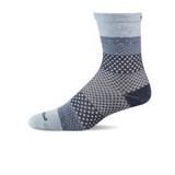 Sockwell Plantar Ease Compression Crew Sock (Women) - Bluestone Accessories - Socks - Performance - The Heel Shoe Fitters