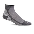 Sockwell Plantar Sport Quarter Compression Sock (Men) - Charcoal Accessories - Socks - Compression - The Heel Shoe Fitters