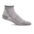 Sockwell Plantar Sport Quarter Compression Sock (Women) - Grey Accessories - Socks - Compression - The Heel Shoe Fitters