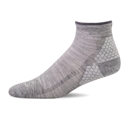 Sockwell Plantar Sport Quarter Compression Sock (Women) - Grey Accessories - Socks - Compression - The Heel Shoe Fitters