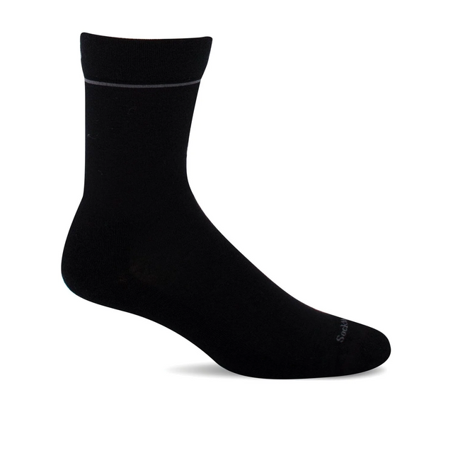 Sockwell Free'n Easy Crew Sock (Women) - Black Accessories - Socks - Lifestyle - The Heel Shoe Fitters
